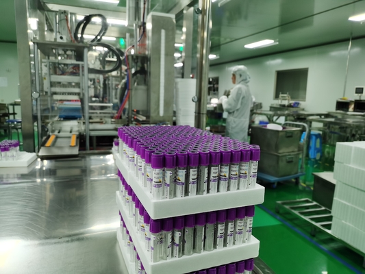 PET K3 EDTA Kan Alma Tüpü 3ml 13*75mm Püskürtülmüş Bağımlılık Yapıcılı