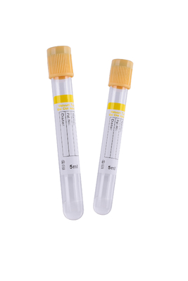 4ml 5ml 6ml 8ml Cam Jel Test Jeli Pıhtı Aktivatör Tüpü Vakum 13*100mm