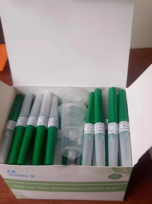 Güvenlik Çapı 20mm Kan Tüpü Tutucu Sterilize Yarı Saydam Polipropilen Gövde