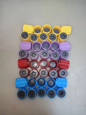 Dia 13mm 16mm Kan Alma Tüpü Parçaları Kauçuk Kapak Stoperi