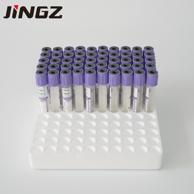 CE Onaylı K2 EDTA Tüpü Tek Kullanımlık Vakumlu Kan Alma Tüpü 13 * 75mm