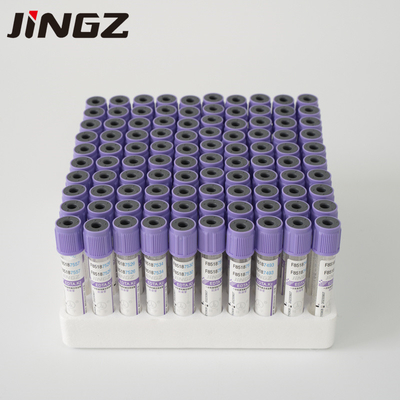 CE İşareti Lavanta Üstü EDTA Tüpü 8ml-10ml Edta K3 Kan Alma Tüpleri