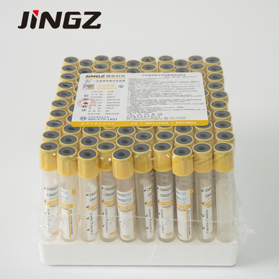 8ml Cam Pıhtı Aktivatör Flakon 16*100mm Serum Ayırıcı Pıhtı Aktivatör Tüp