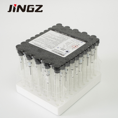 Cam %3.8 Siyah Sodyum Sitrat Tüpü 8*120mm Uzun ESR Numune Şişesi