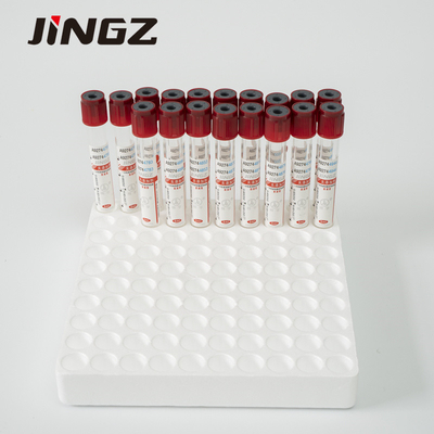 Düz Bağımlılık Yapmayan Kan Örneği Alma Tüpü Kırmızı Kapak 2-10ml