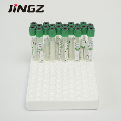 Yeşil Lityum Heparin Kan Örneği Toplama Tüpü Vakum Test Tüpü 2-10ml