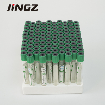 OEM Heparin Tüpü Vakum Lityum Heparin Sodyum Heparin Yeşil Test Tüpü