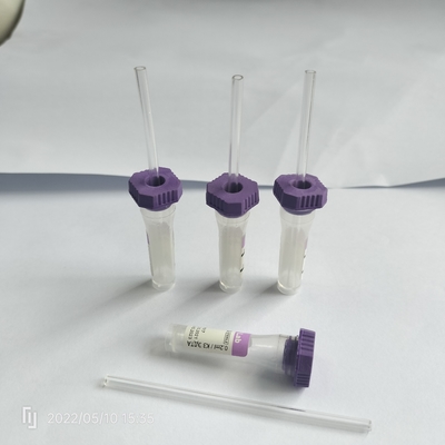 Kapiler EDTA Mikro Kan Alma Tüpü 0.25ml-1ml Mor Kapaklı Vacuum