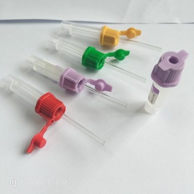 Kapiler EDTA Mikro Kan Alma Tüpü 0.25ml-1ml Mor Kapaklı Vacuum