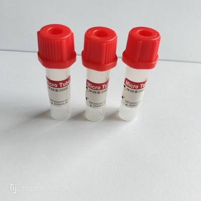 CE ISO13485 Pediatrik Mikro Kan Alma Tüpü Geriatri Hastası İçin 11 * 45mm