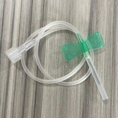 21 Gauge Yeşil Kan Toplama Kelebek İğne 5/8 İnç 1.5 İnç