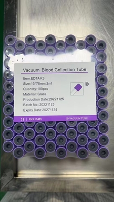 Vacuum Kan Alma EDTA Tüp Üreticisi 0.5-10ml Cam PET Tüpler