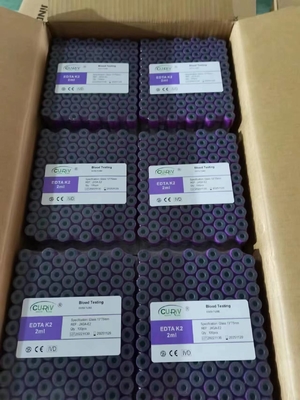 Vacuum Kan Alma EDTA Tüp Üreticisi 0.5-10ml Cam PET Tüpler