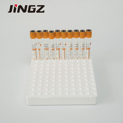Pıhtılaşma Testi için 4ml Kırmızı Üst Serum Pıhtı Aktivatör Tüpü