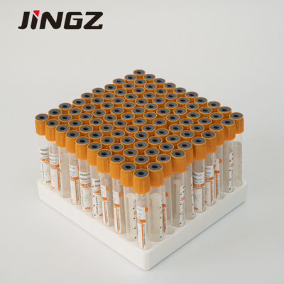 Pıhtılaşma Testi için 4ml Kırmızı Üst Serum Pıhtı Aktivatör Tüpü