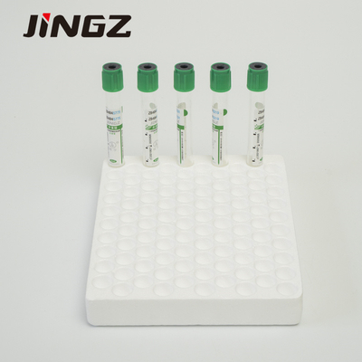 Tıbbi kan toplama tüpü Pet / Glass Green Heparin Test tüpü