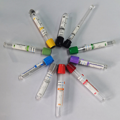 13*75mm Vacuum Kan Örneği Toplama Tüpü Edta Tüpü Jel Tüpü 1-10ml