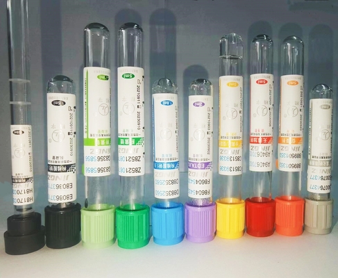 Vakumlu Kan Tüpü Tipi Deniz Seviyesine Göre 0.25-10ml Kapasiteli Vakumsuz Tüp