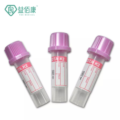 Tıbbi Vakum Mikro Kan Toplama Tüpü 0. 25 ml 0.5 ml 1 ml
