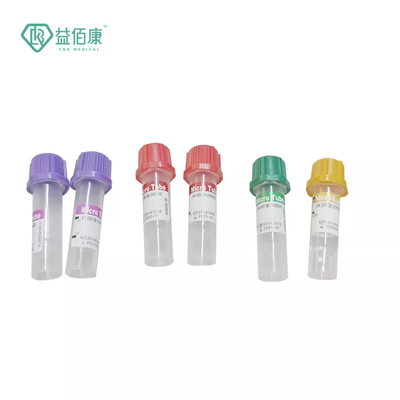 Tıbbi Vakum Mikro Kan Toplama Tüpü 0. 25 ml 0.5 ml 1 ml