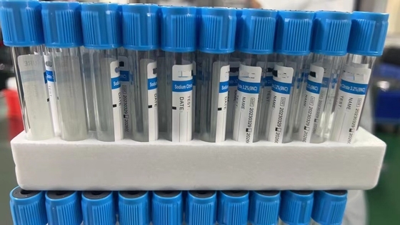 OEM 100 adet/Raf Kan Testi Şişesi Bağımlılık Yapıcı Pıhtı Aktivatörü/Sodyum Sitrat/Heparin/Florür