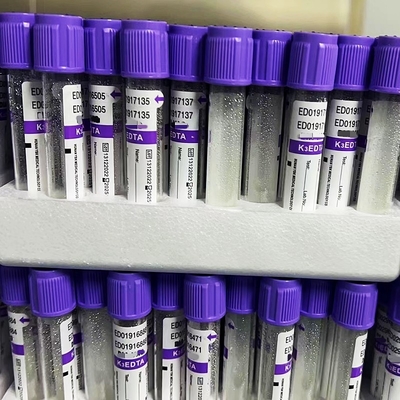 Vakum EDTA Kan Numune Tüpü 12/18 Karton Başına Raf 3.2mg/ml Katkı