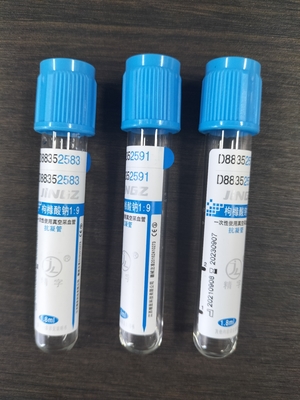 Mavi Sodyum Sitrat Kan Toplama Tüpü 1.8ml-4.5ml