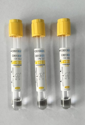 JINGZ Tıbbi Vakum Kan Toplama Tübü 2-10ml Gel Pıhtı Aktifleyici Tüp Sarı Üstü