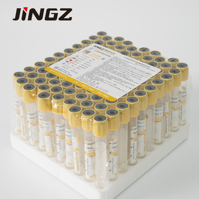 Tıbbi Gel Pıhtı Aktivatörü Tüp Cam / PET Vauum Kan Toplama Tüp 2ml-10ml