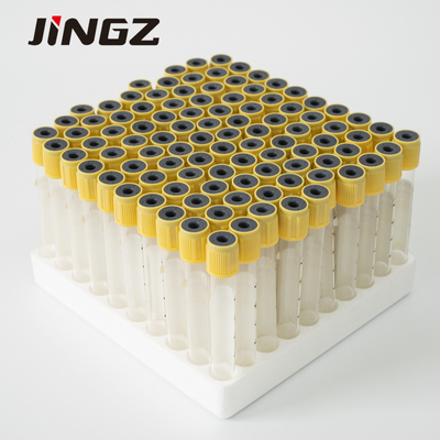 Tıbbi Gel Pıhtı Aktivatörü Tüp Cam / PET Vauum Kan Toplama Tüp 2ml-10ml