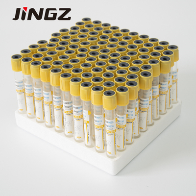 Tıbbi vakum kan toplama tüpü 2-10ml Sarı üstlü gel tüpü