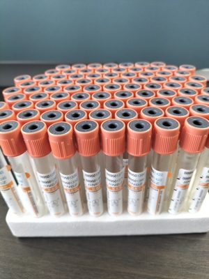 4ml 5ml 6ml kan testi tüpü ile Portakal veya Kırmızı Kap Pro- pıhtılaşma tüpü