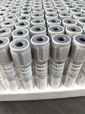 Grey Cap Glucose Tube 2ml-10ml Tıbbi Kan Toplama için Vakum Tüp