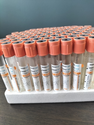 2 ml-10 ml tıbbi kan toplama test tüpü için pıhtı aktivatör tüpü
