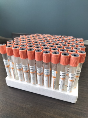 2 ml-10 ml tıbbi kan toplama test tüpü için pıhtı aktivatör tüpü