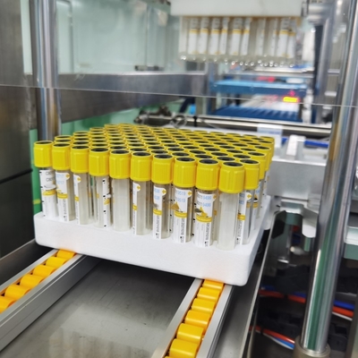 OEM Sarı Kapak 8ml Ayrım Gel &amp; Pıhtı Aktifleyici Vakum Tüpü