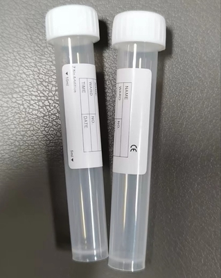 White Cap Plain Test Tube 10ml 16*100mm Laboratuvar Örneği Taşıma için