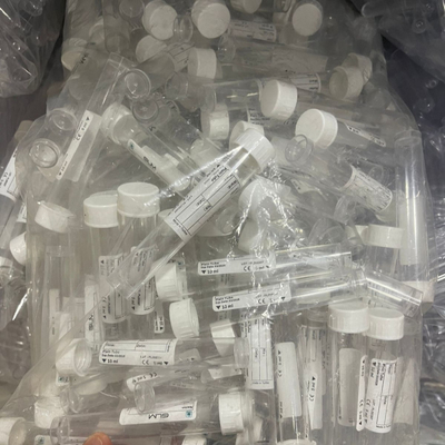 White Cap Plain Test Tube 10ml 16*100mm Laboratuvar Örneği Taşıma için