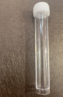 White Cap Plain Test Tube 10ml 16*100mm Laboratuvar Örneği Taşıma için