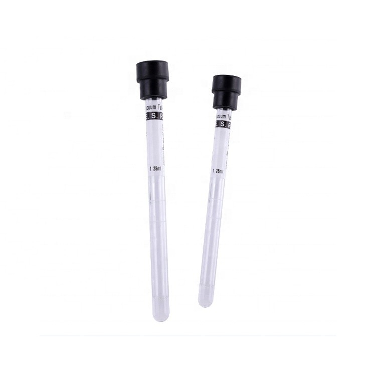 Tıbbi kan toplama tüpü E.S.R. tüpü PET/ Cam test tüpü 2ml-10ml