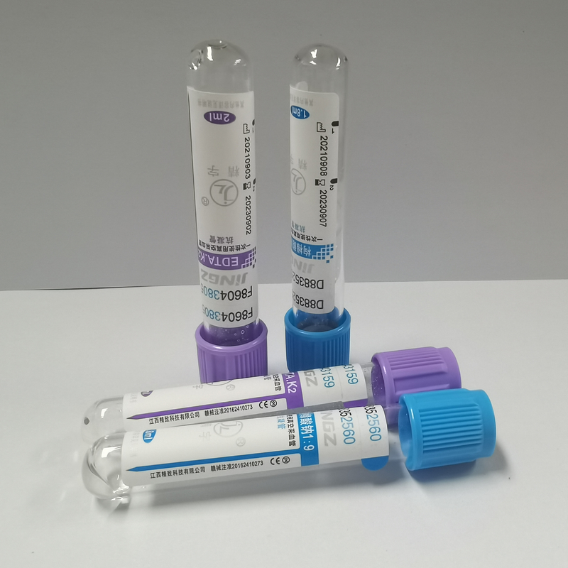 Lavanta Kapama 2ml 3ml 4ml K2 EDTA Tüp Yapışkanlı Kağıt Etiket Tipi