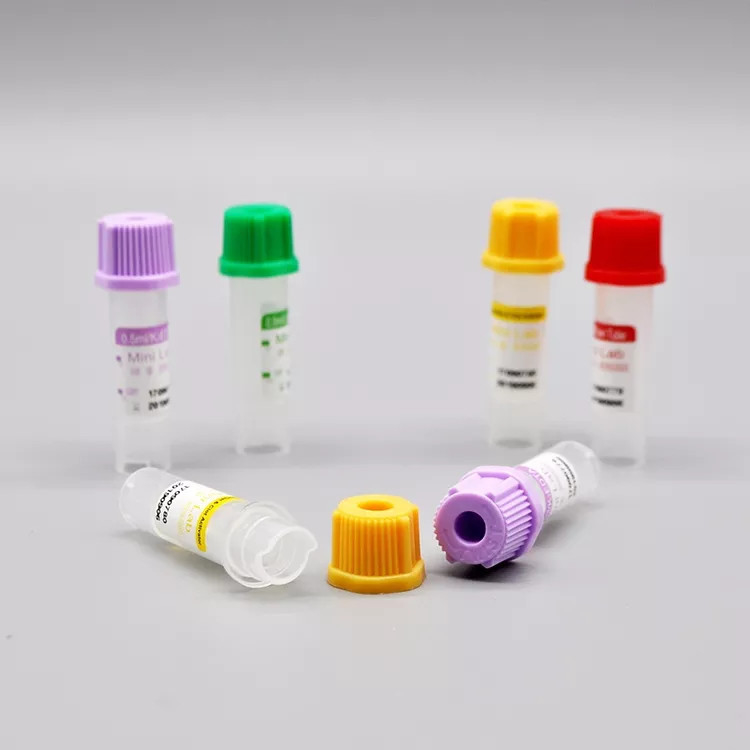 Çocuk Kullanımı Hastane İçin 0,5ml Mikro EDTA Tüpleri 8 * 45mm Vakumsuz