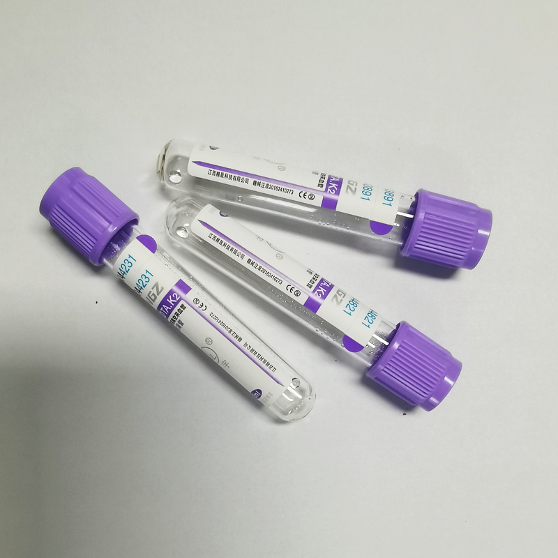 JINGZ 0.25ml-10ml Renk Kodlu Kapaklı Mikro K3 EDTA Kan Alma Tüpü