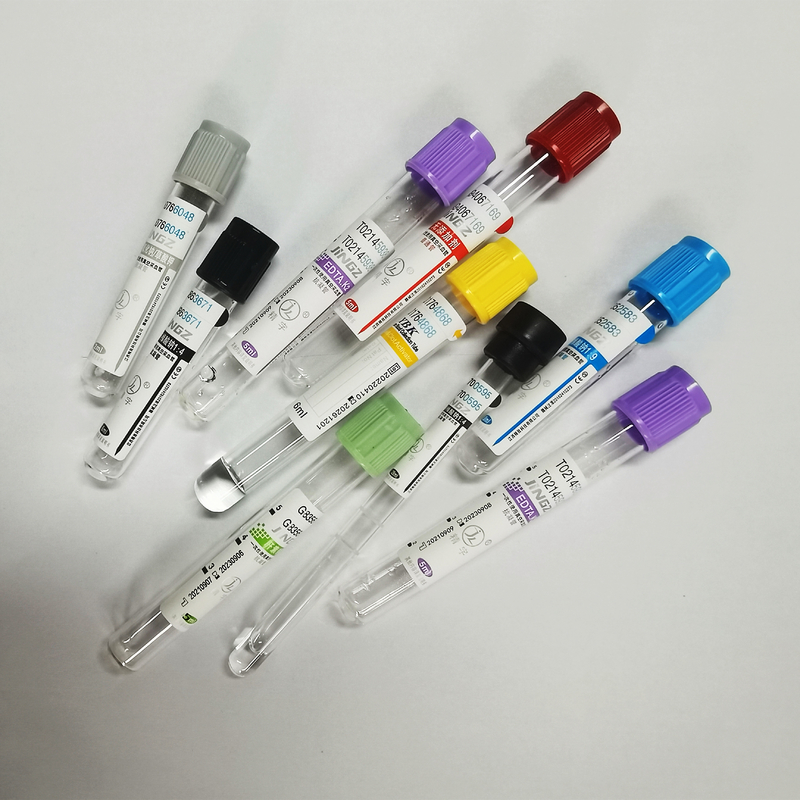Yüksekliğe Göre Kan Testi Vakum için JINGZ 0.5ml-10ml K2 EDTA Tüpü