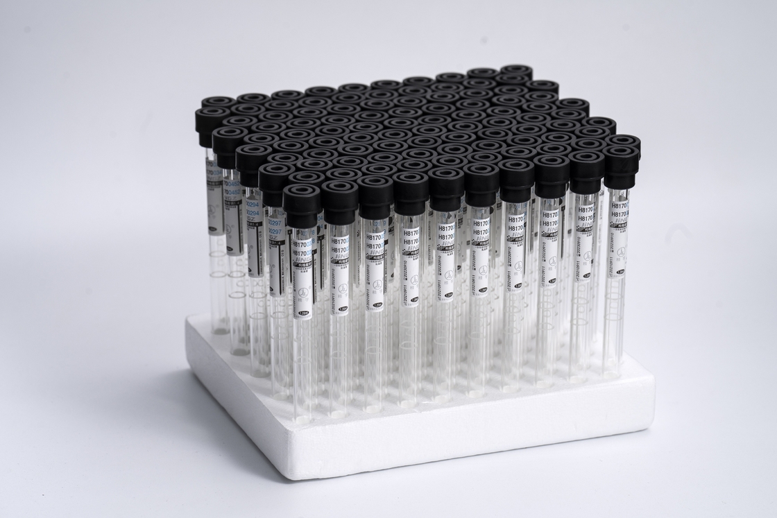 1.28ml 1.6ml ESR Kan Örneği Toplama Tüpü Sodyum Sitrat 4NC 8*120mm