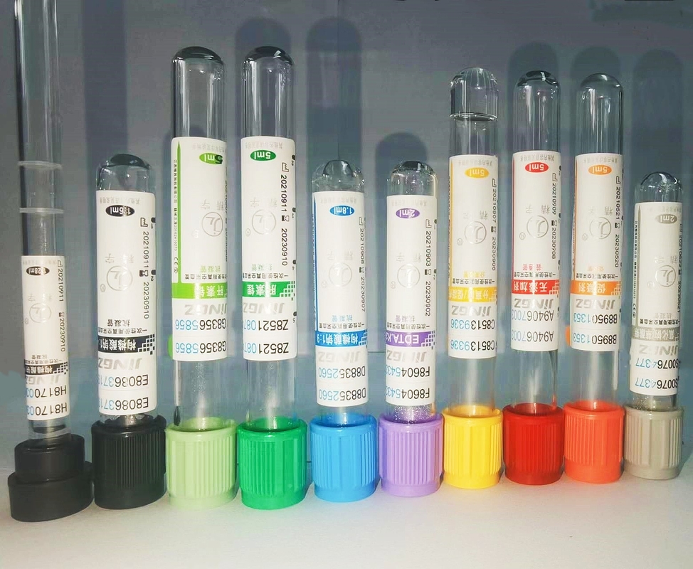 Vakumlu Kan Tüpü Tipi Deniz Seviyesine Göre 0.25-10ml Kapasiteli Vakumsuz Tüp