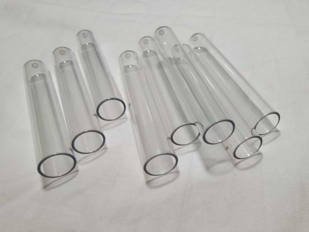 Kan Testi Tüpleri İçin PET Tüp 13*75mm 13*75mm 16*100mm Şeffaf Test Tüpü