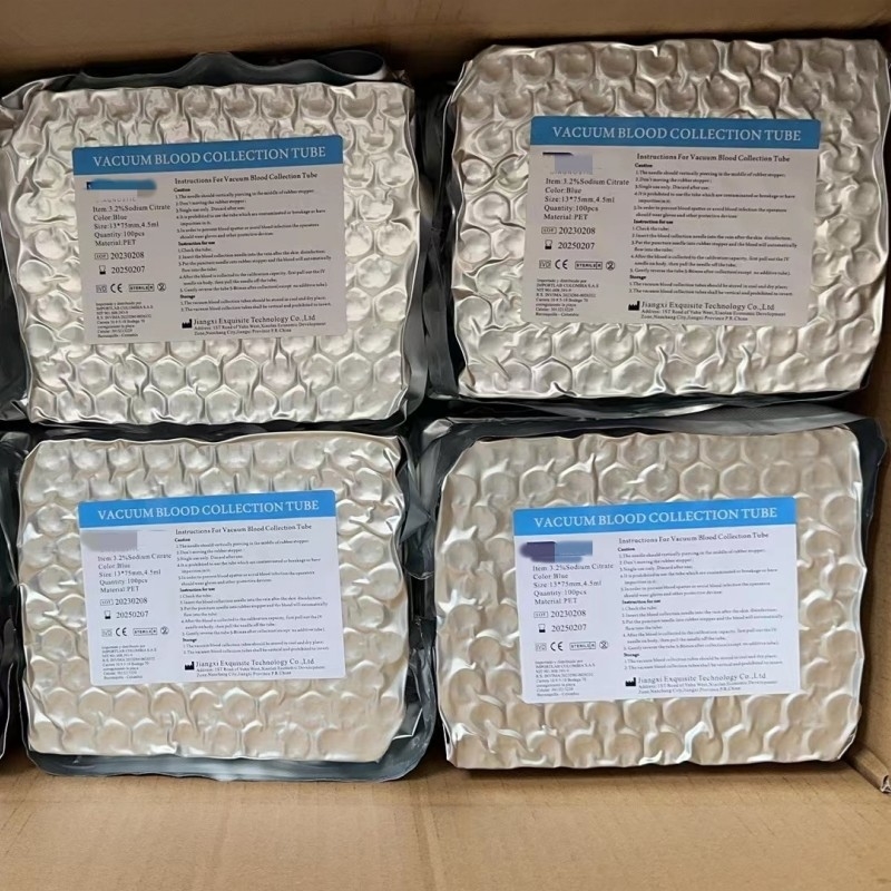Vakum Tipi Sodyum Sitrat Kan Örnekleme Tüpü 9NC 100 İçinde/ Kutu